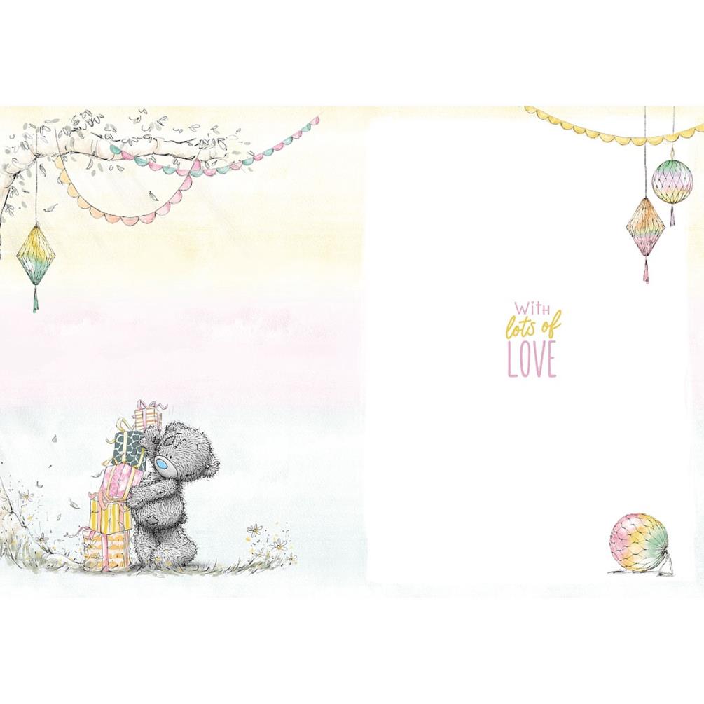 Big Birthday Wishes Me to You Bear Birthday Card Extra Image 1